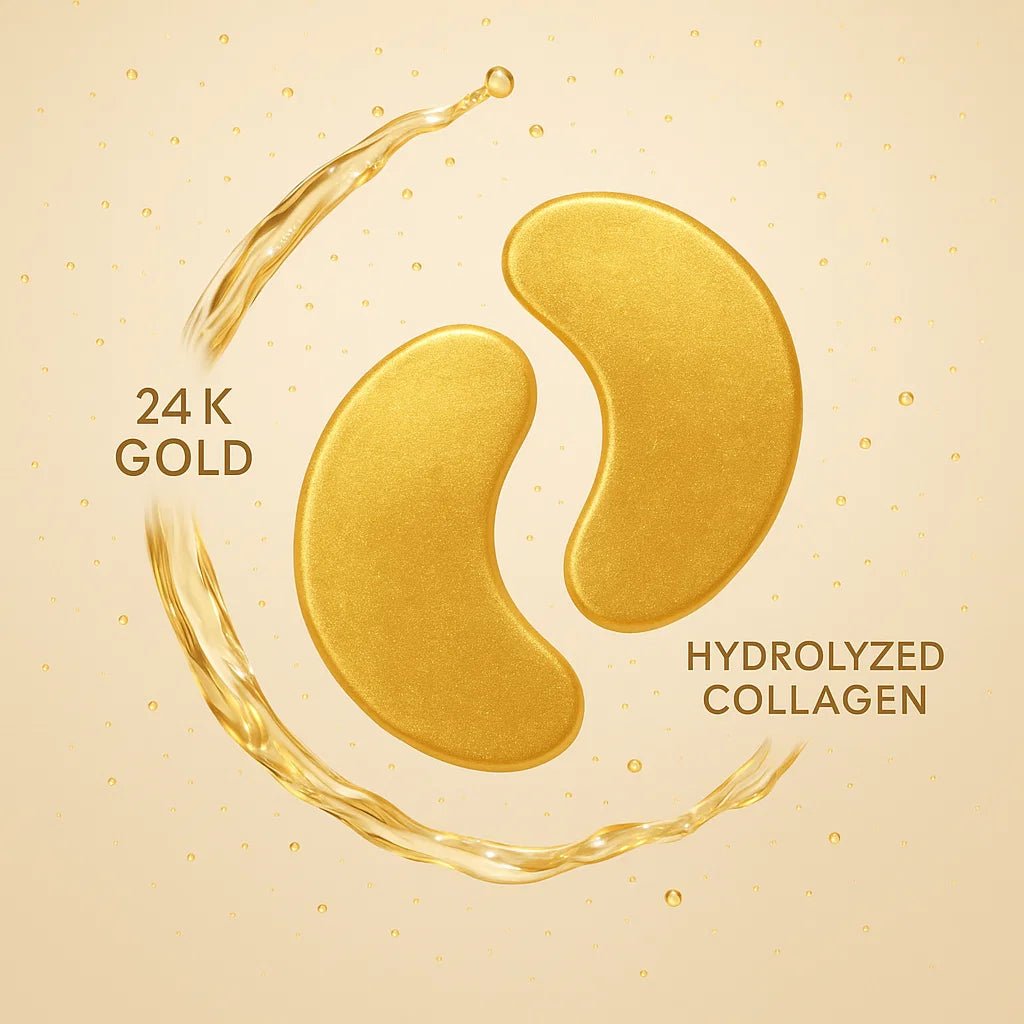 24k Gold Collagen Eye Masks (30 Pairs)